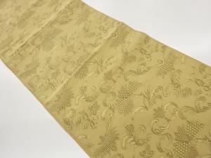 綴れ花唐草模様織出し名古屋帯